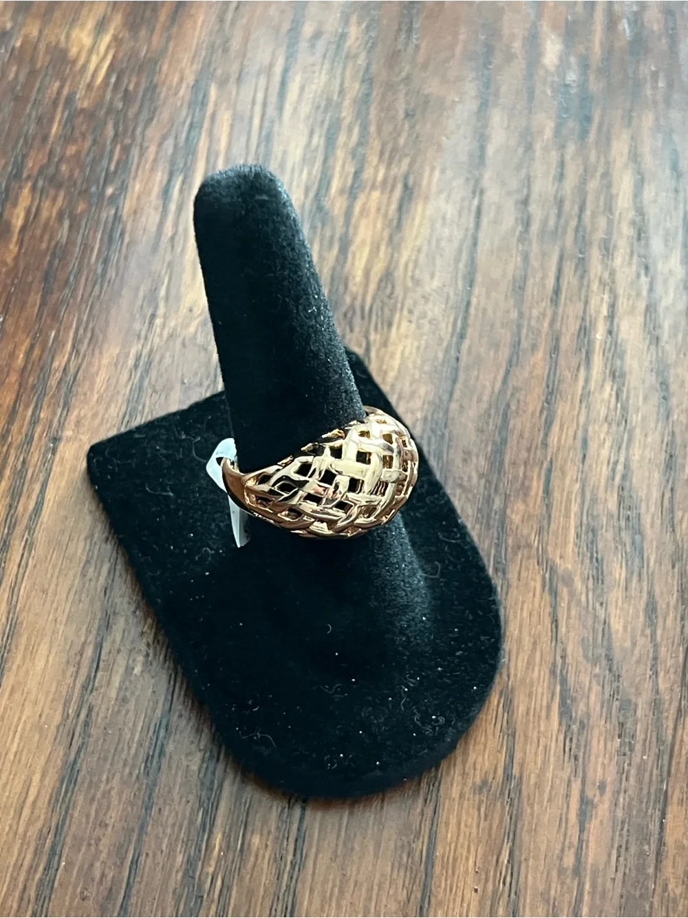 Lot of 3 Elegant 18KT Gold Electroplated Rings